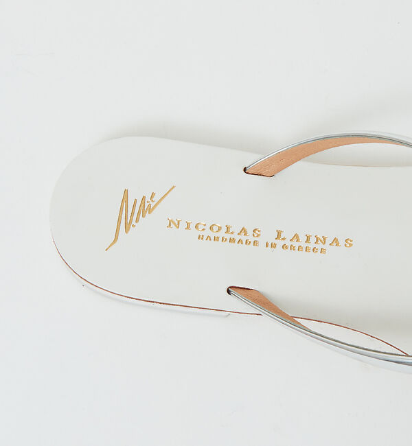 Rouge vif「NICOLAS LAINAS クロスストラップサンダル」|サンダル|