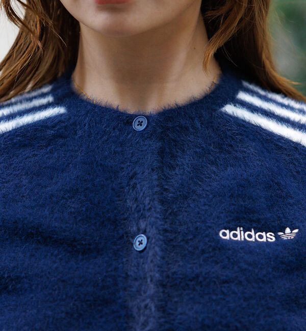 Rouge vif「【adidas / アディダス】ふんわりカーディガン/FLUFFY CARDIG」|カーディガン|