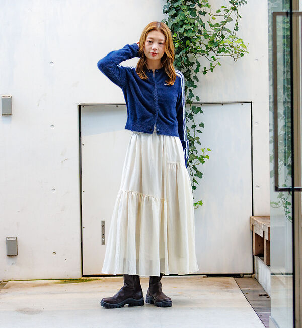 Rouge vif「【adidas / アディダス】ふんわりカーディガン/FLUFFY CARDIG」|カーディガン|