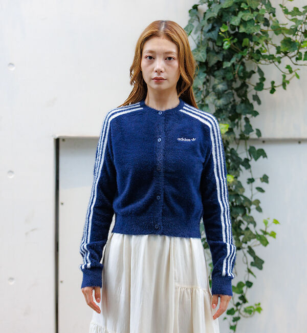 Rouge vif「【adidas / アディダス】ふんわりカーディガン/FLUFFY CARDIG」|カーディガン|