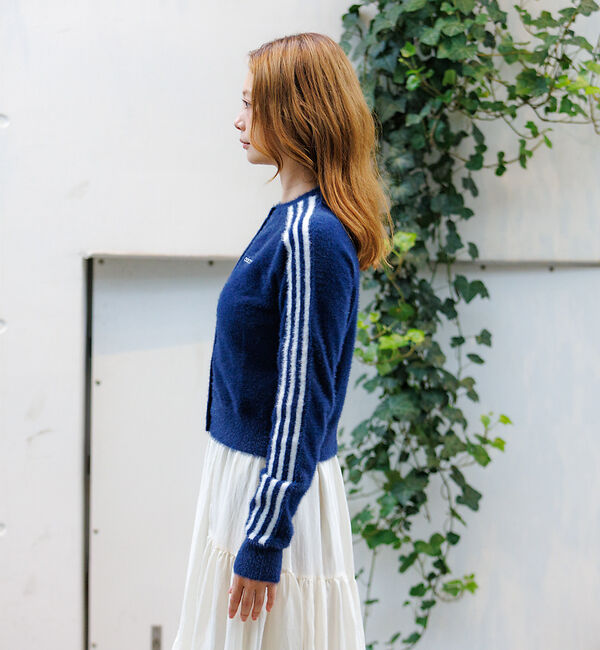 Rouge vif「【adidas / アディダス】ふんわりカーディガン/FLUFFY CARDIG」|カーディガン|