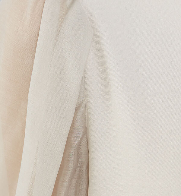 abahouse mavie「【エニデイカセット】シアー袖切替ワンピース」|ワンピース|