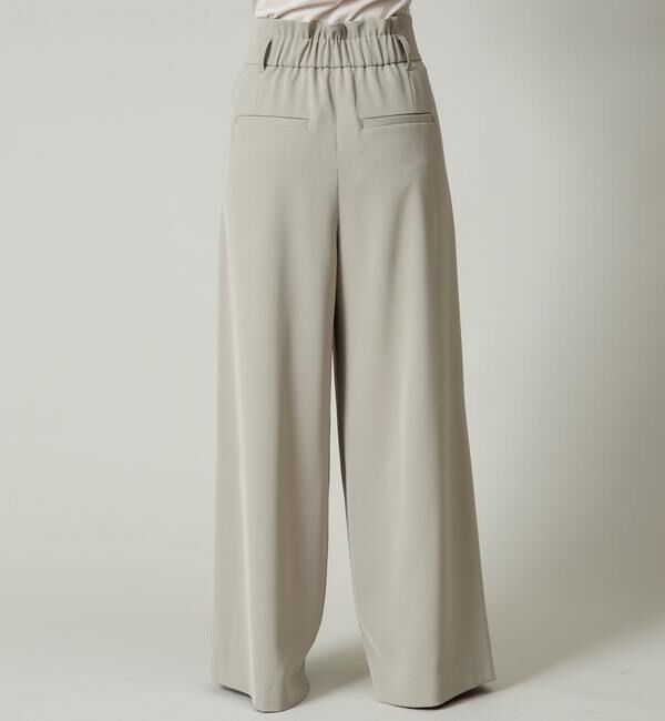 Liesse「ハイウエストタックワイドパンツ（セットアップ対応）」|その他|