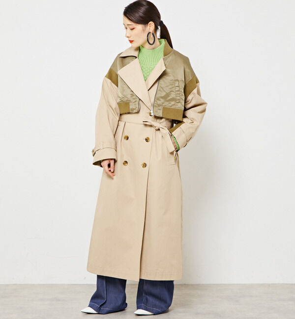 Soffitto「MA-1＆トレンチアシンメトリーコート」|その他|