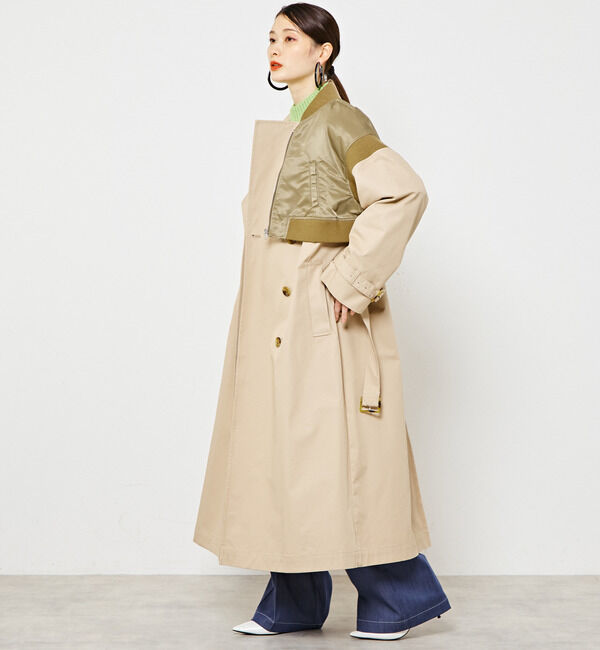 Soffitto「MA-1＆トレンチアシンメトリーコート」|その他|