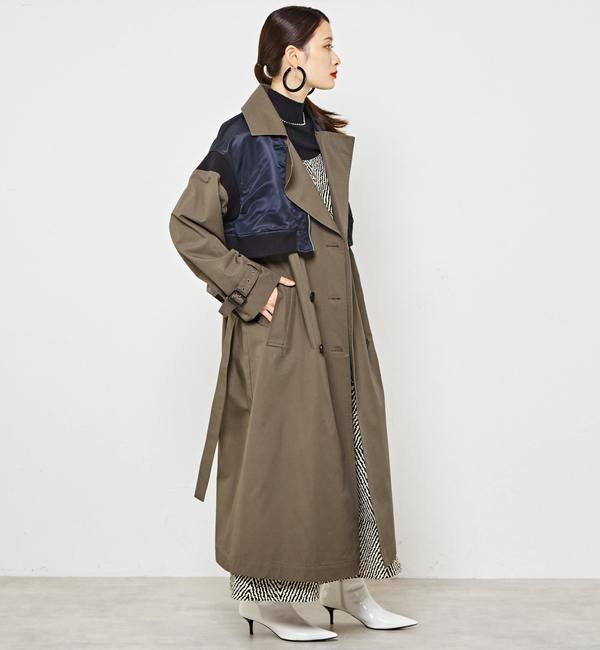 Soffitto「MA-1＆トレンチアシンメトリーコート」|その他|