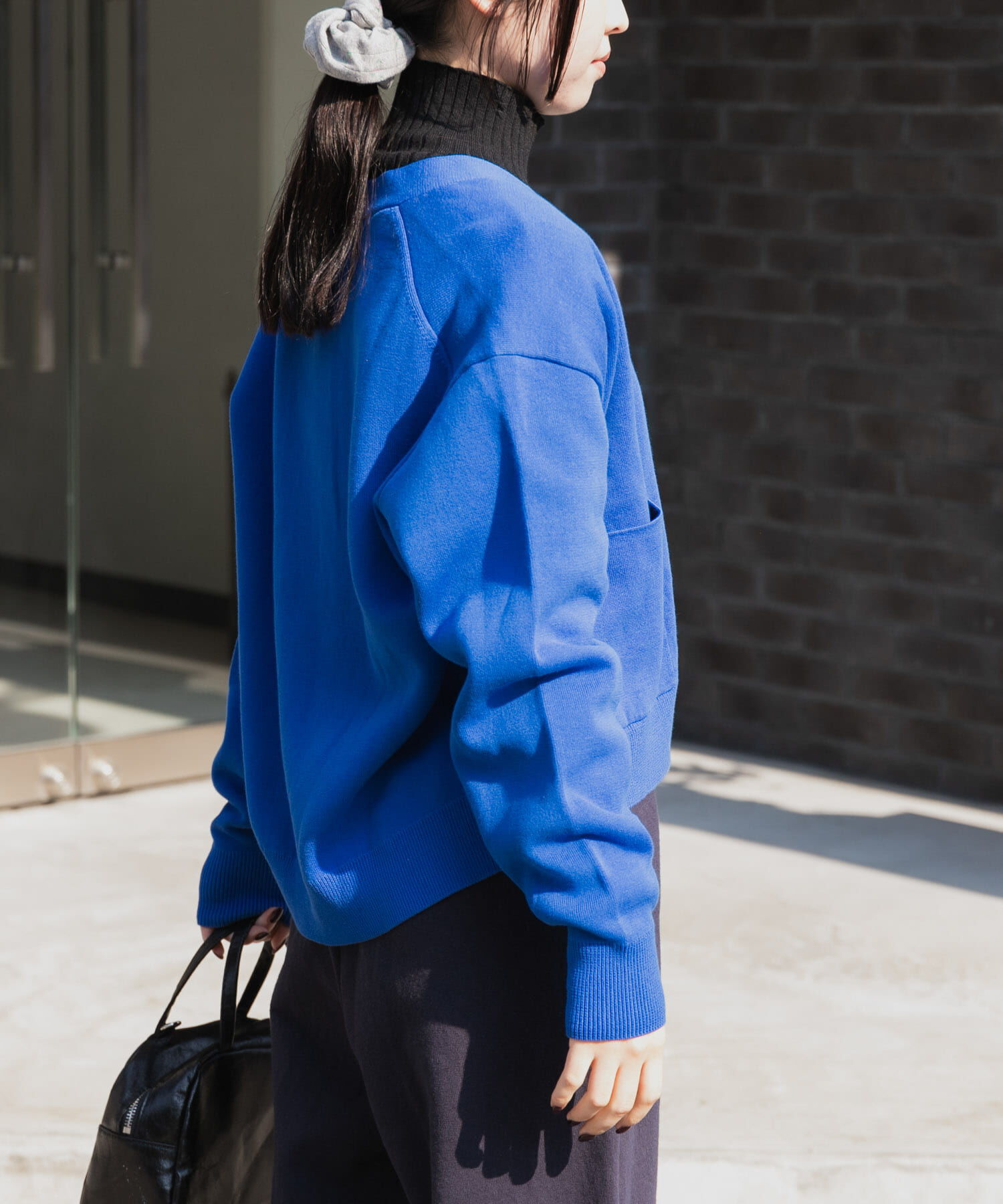 URBAN RESEARCH DOORS「FORK&SPOON　ダブルフェイスVネックカーディガン」|カーディガン|