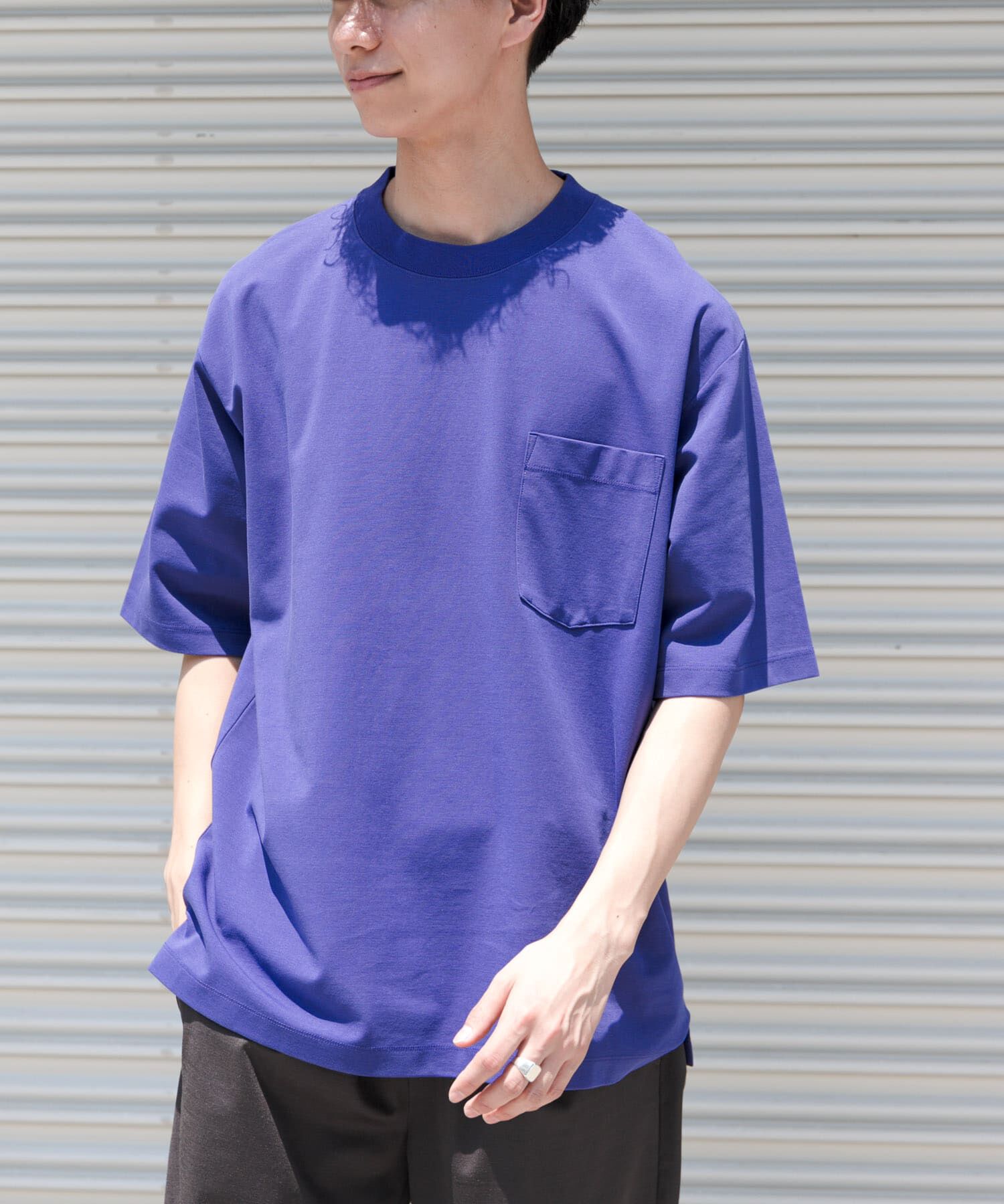 URBAN RESEARCH DOORS「FORK&SPOON　ハイゲージクールTシャツ」|Tシャツ・カットソー|