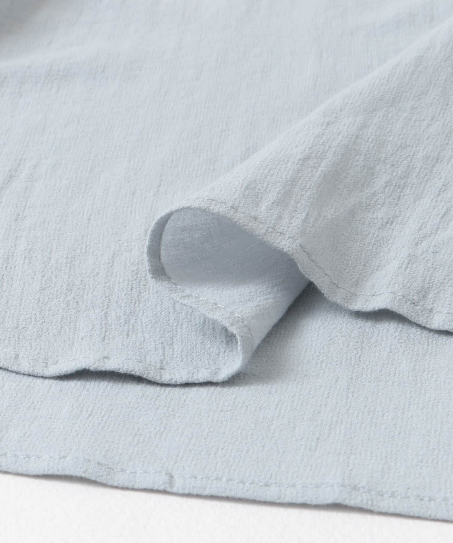 URBAN RESEARCH DOORS「フロントフリルスタンドカラーブラウス」|シャツ・ブラウス|