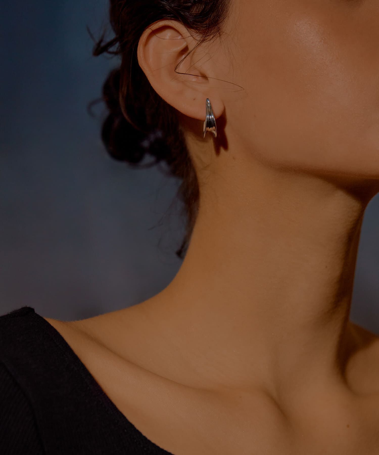 SMELLY「SMELLY so&rsquo;　curve pierce」|ピアス|シルバー