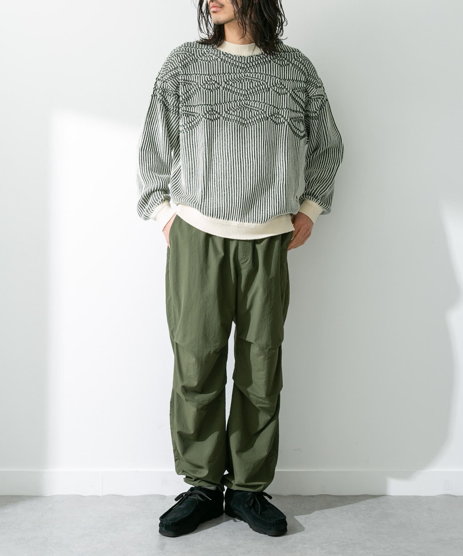 Sonny Label 「ジャガードクルーネックニットプルオーバー」|ニット・セーター|