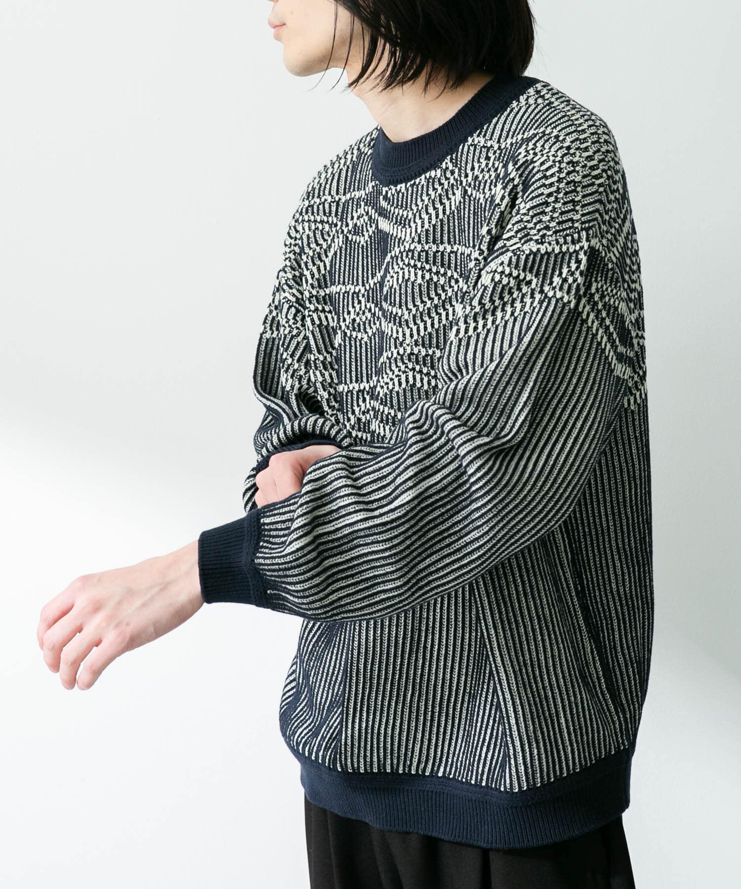 Sonny Label 「ジャガードクルーネックニットプルオーバー」|ニット・セーター|