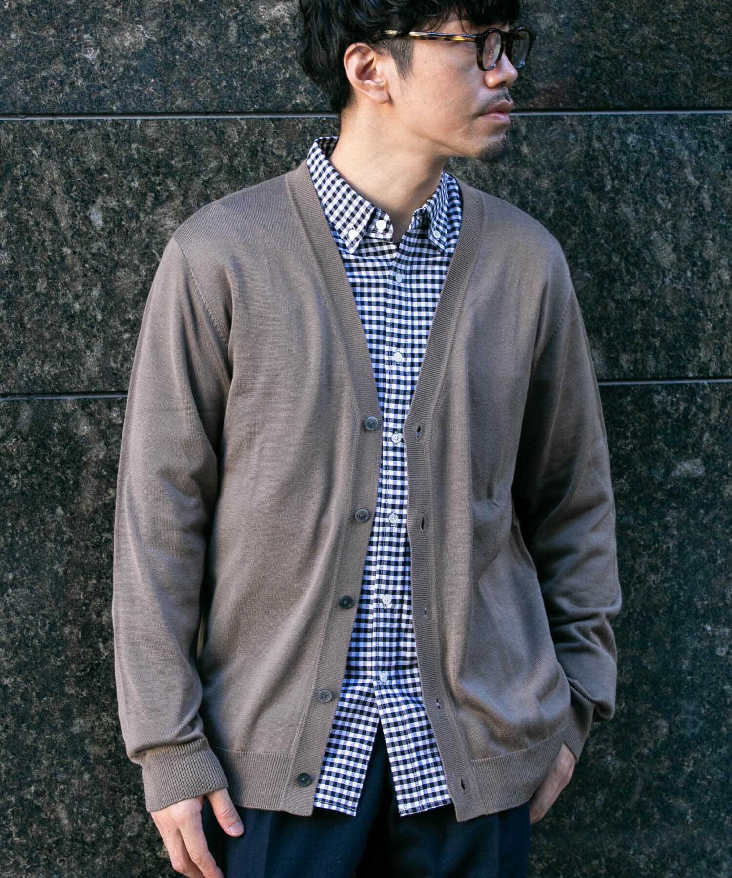 URBAN RESEARCH ROSSO「『一部WEB限定カラー』『XLサイズあり』『UR TECH』ハイゲージカーディガン」|カーディガン|