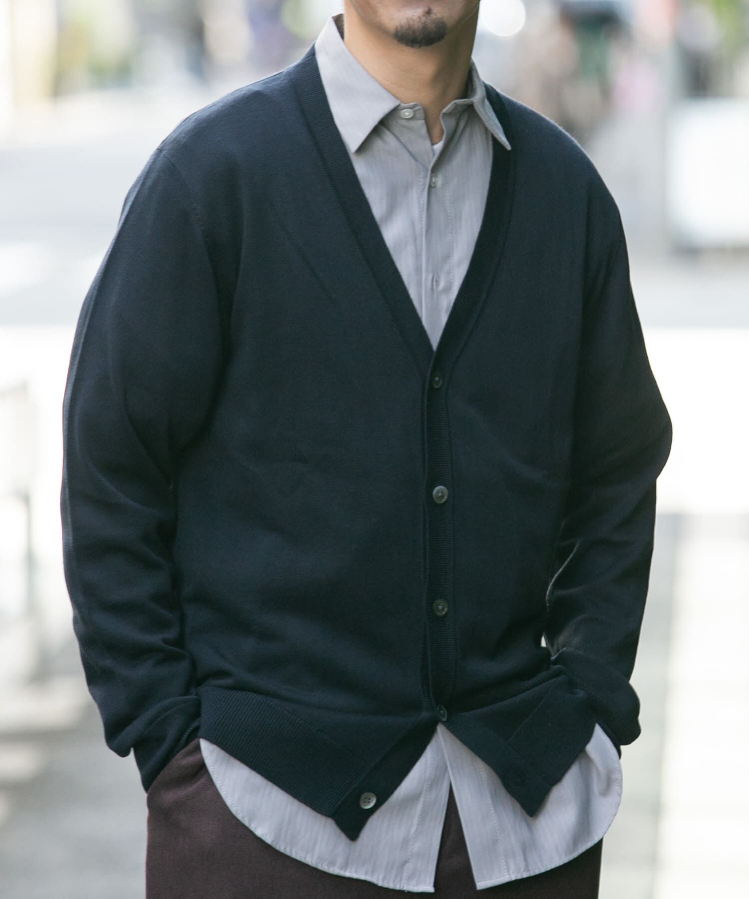 URBAN RESEARCH ROSSO「『一部WEB限定カラー』『XLサイズあり』『UR TECH』ハイゲージカーディガン」|カーディガン|