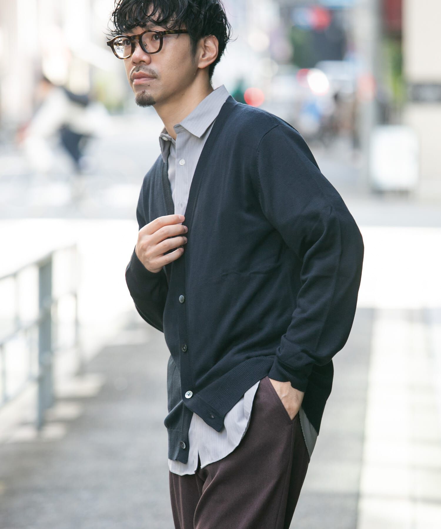 URBAN RESEARCH ROSSO「『一部WEB限定カラー』『XLサイズあり』『UR TECH』ハイゲージカーディガン」|カーディガン|