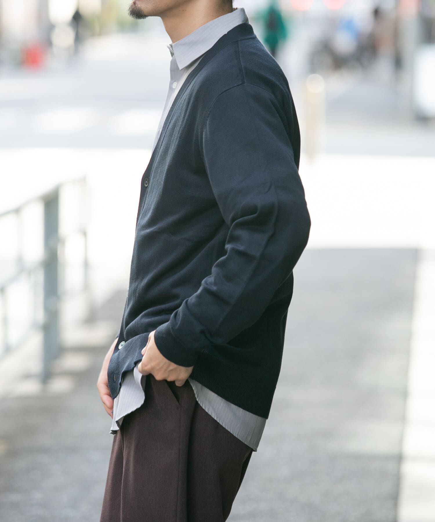 URBAN RESEARCH ROSSO「『一部WEB限定カラー』『XLサイズあり』『UR TECH』ハイゲージカーディガン」|カーディガン|