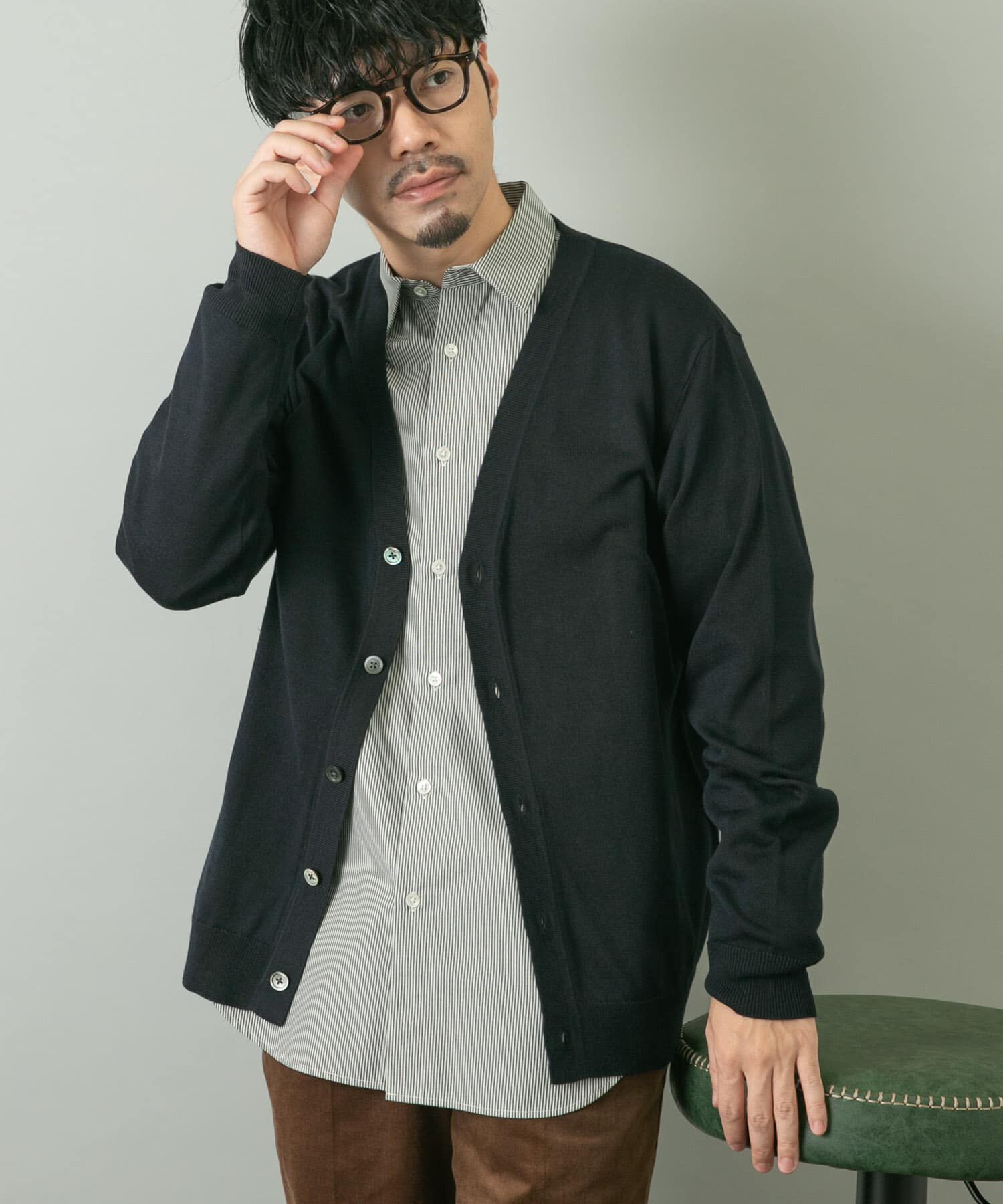 URBAN RESEARCH ROSSO「『一部WEB限定カラー』『XLサイズあり』『UR TECH』ハイゲージカーディガン」|カーディガン|