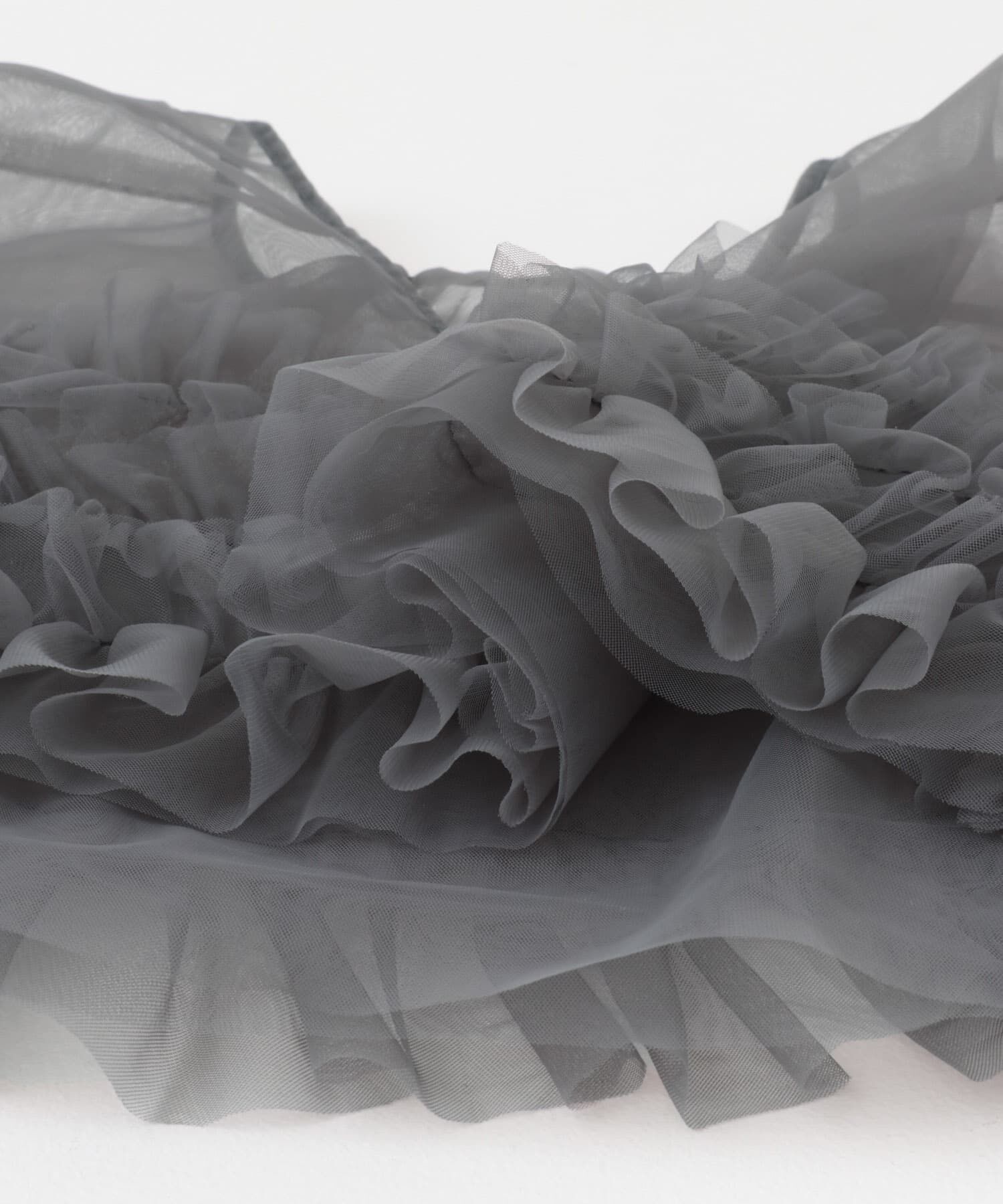 URBAN RESEARCH ROSSO「チュールフリルドレス」|ワンピース|