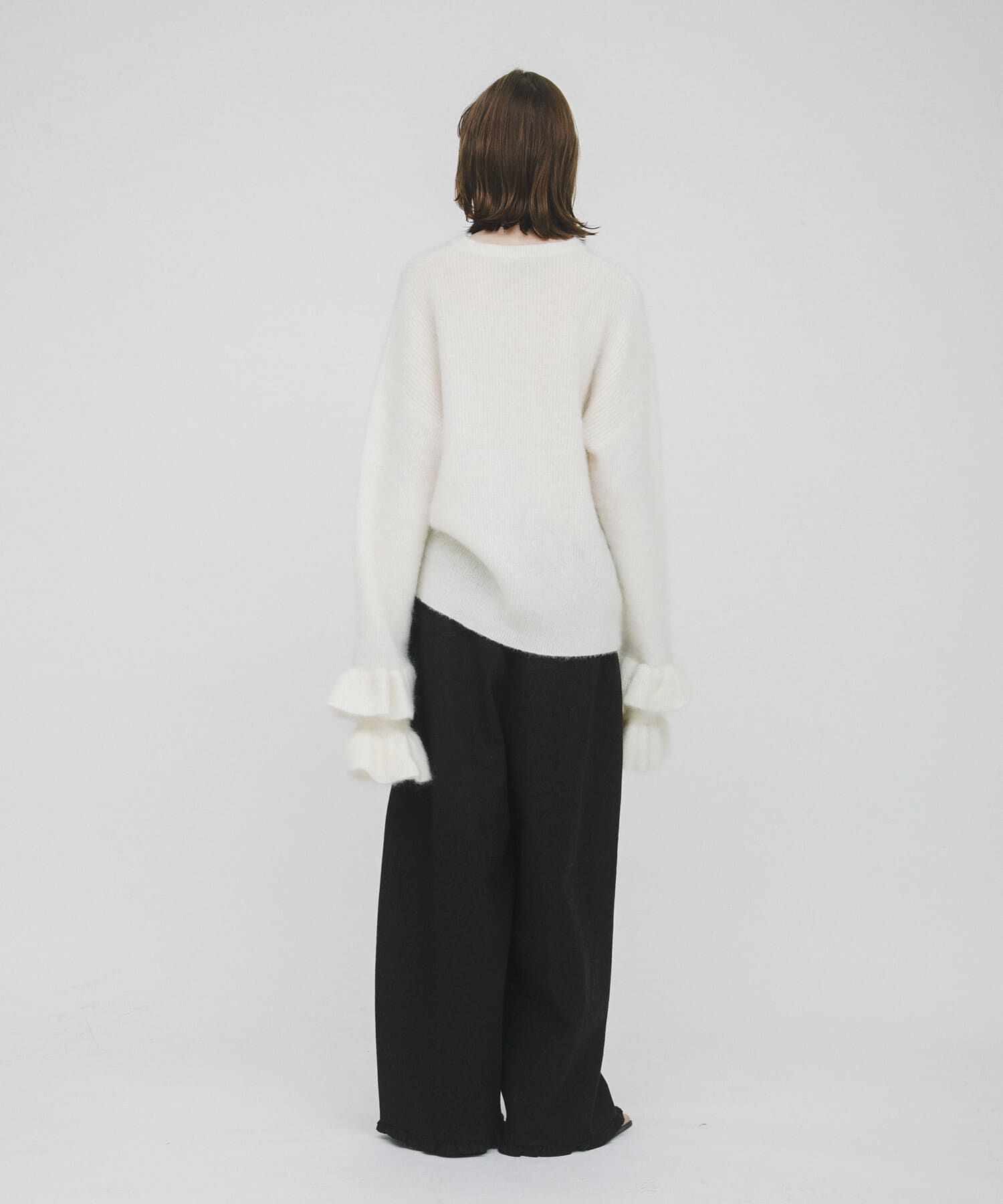 LAATO「frill sleeve mohair knit」|ニット・セーター|