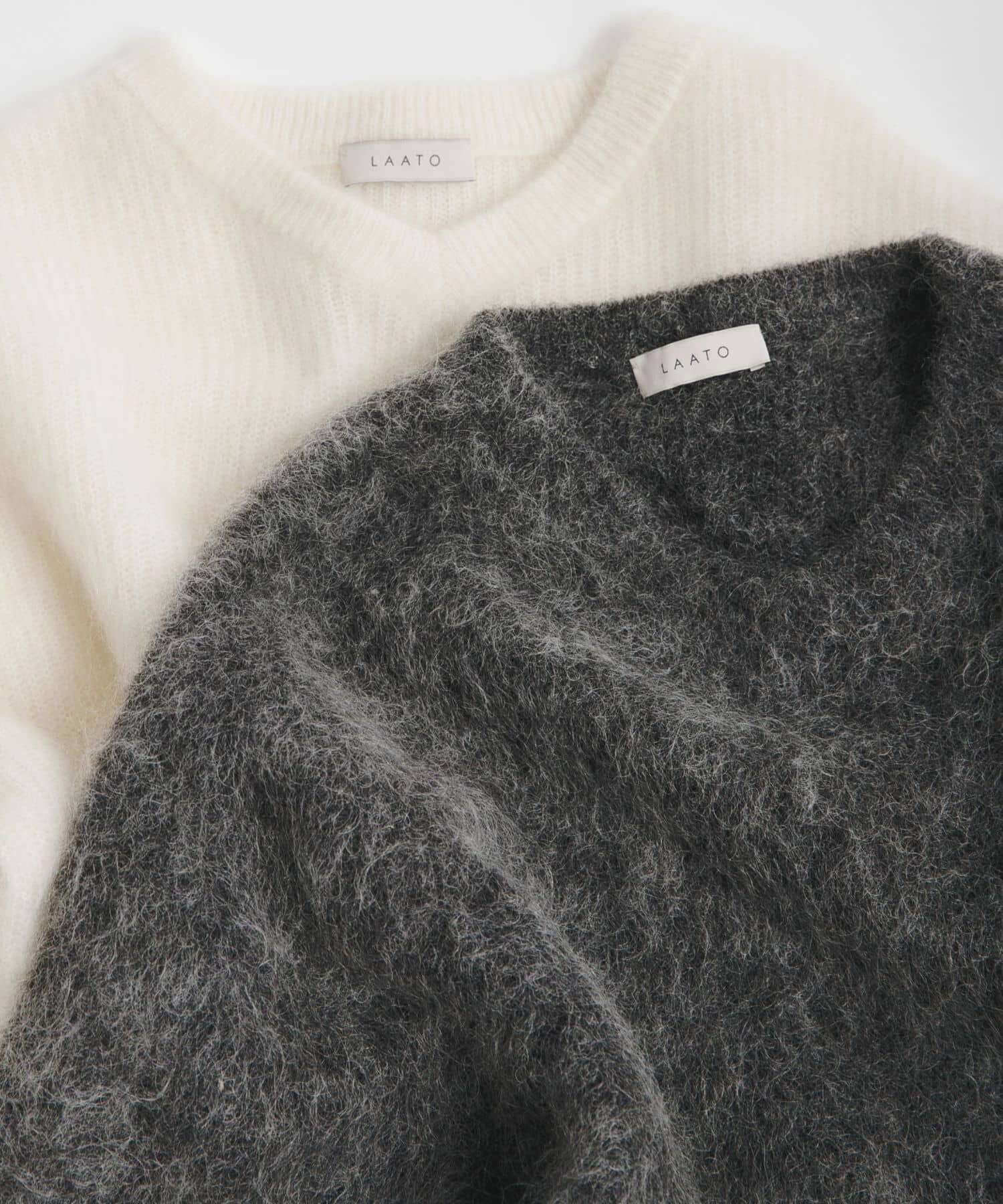 LAATO「frill sleeve mohair knit」|ニット・セーター|