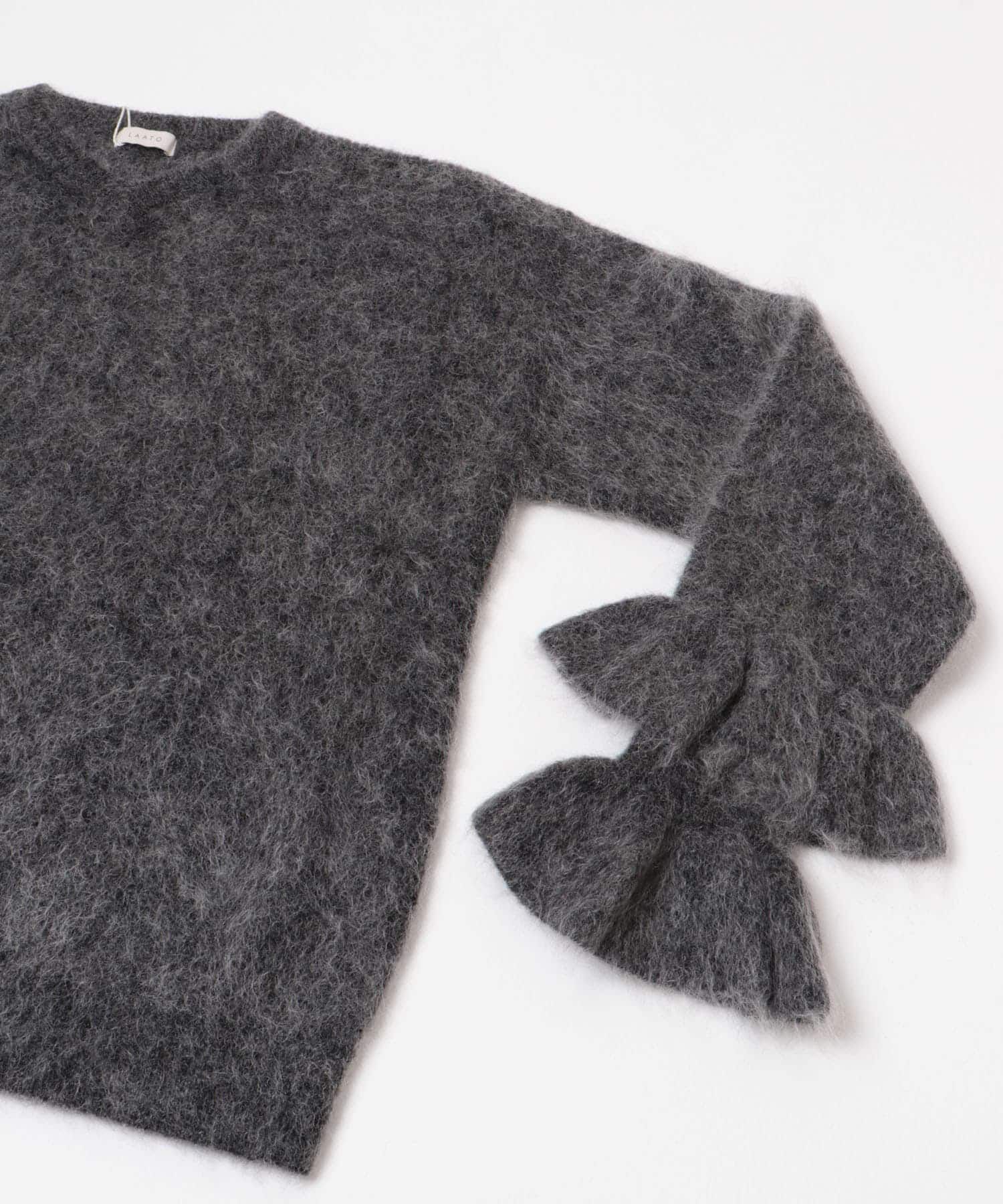 LAATO「frill sleeve mohair knit」|ニット・セーター|