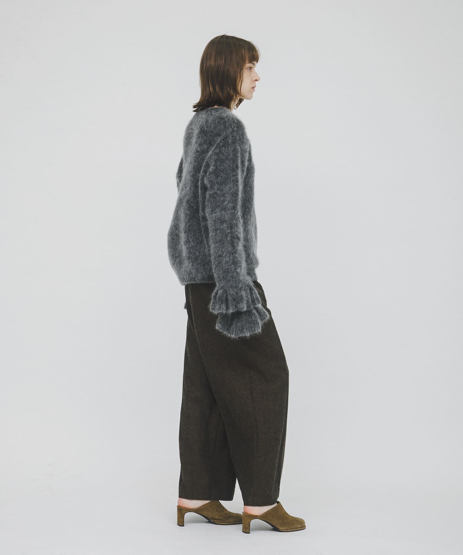 LAATO「frill sleeve mohair knit」|ニット・セーター|