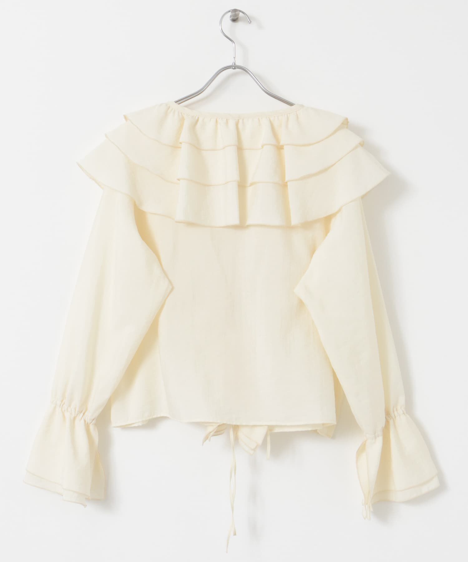  「フリルカラーリボンブラウス」|シャツ・ブラウス|