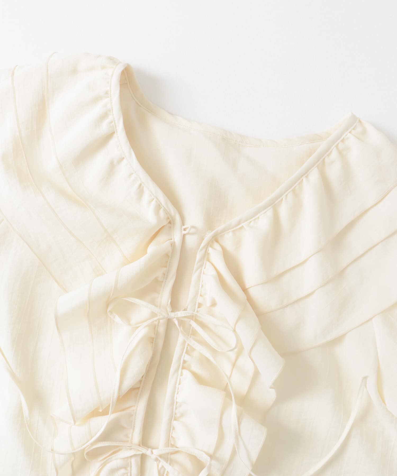  「フリルカラーリボンブラウス」|シャツ・ブラウス|