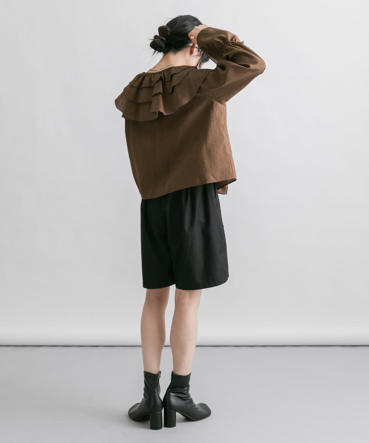  「フリルカラーリボンブラウス」|シャツ・ブラウス|