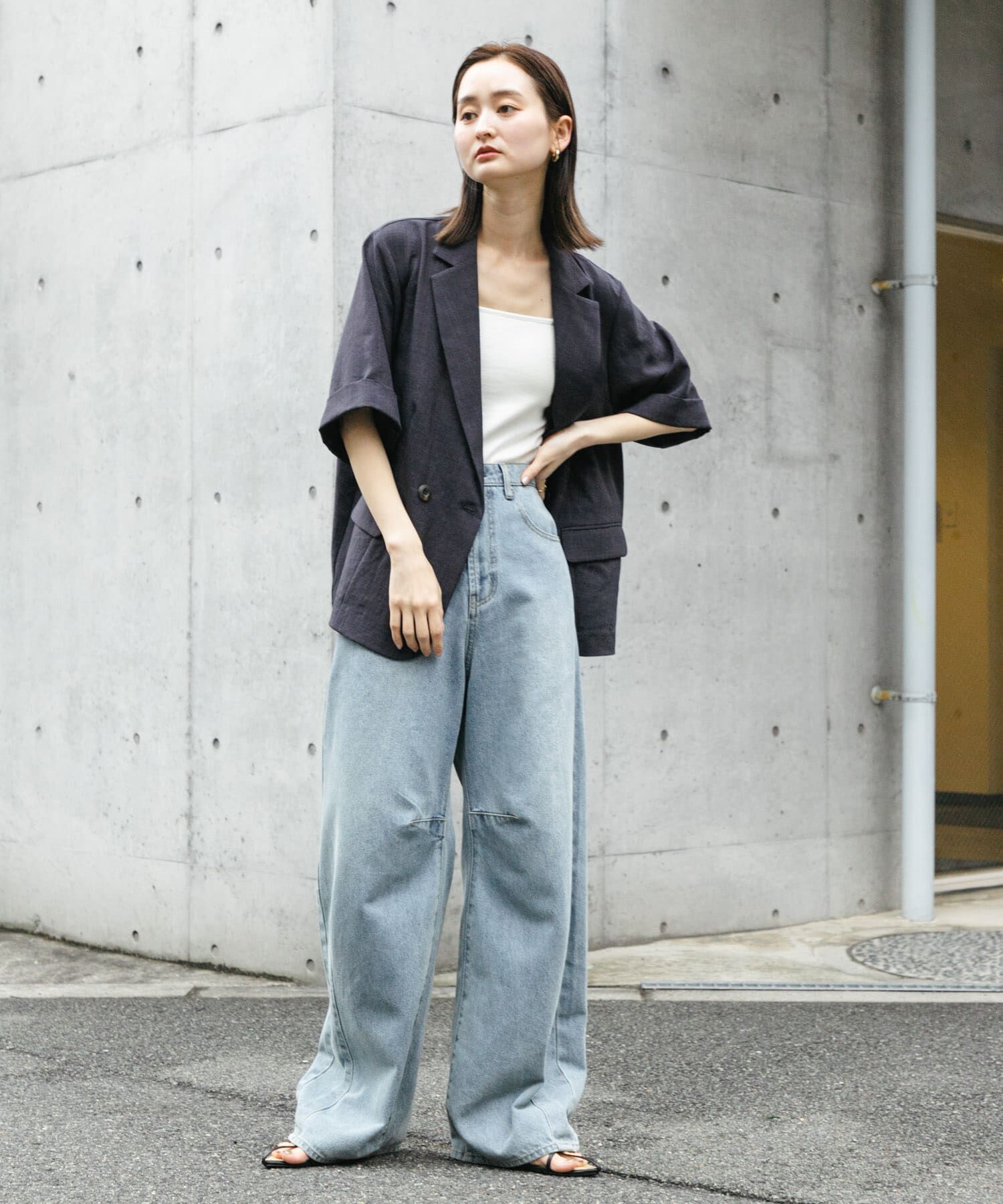 SENSE OF PLACE by URBAN RESEARCH「『UR TECH DRYLUXE』リネンライクジャケット」|その他|