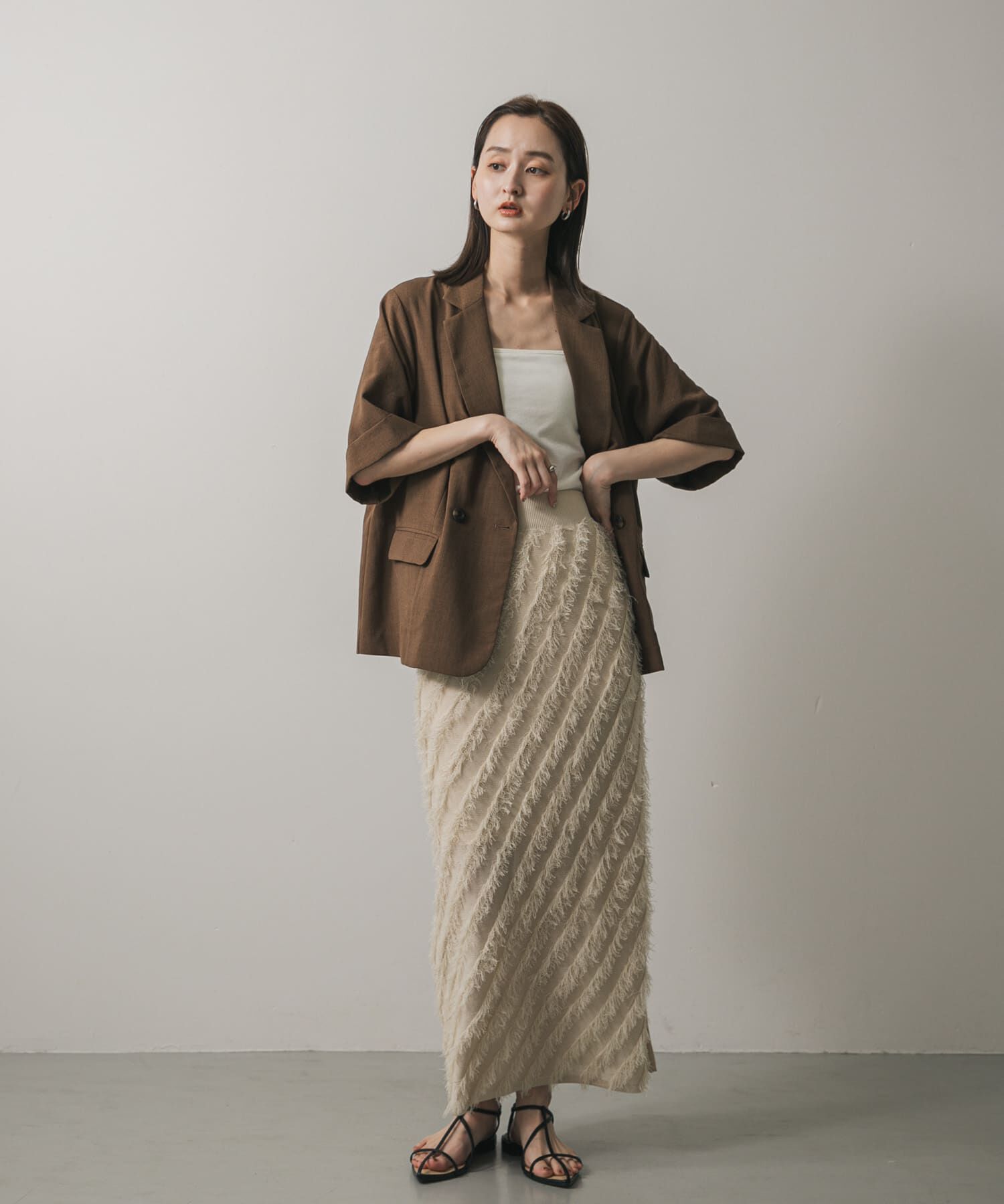 SENSE OF PLACE by URBAN RESEARCH「『UR TECH DRYLUXE』リネンライクジャケット」|その他|