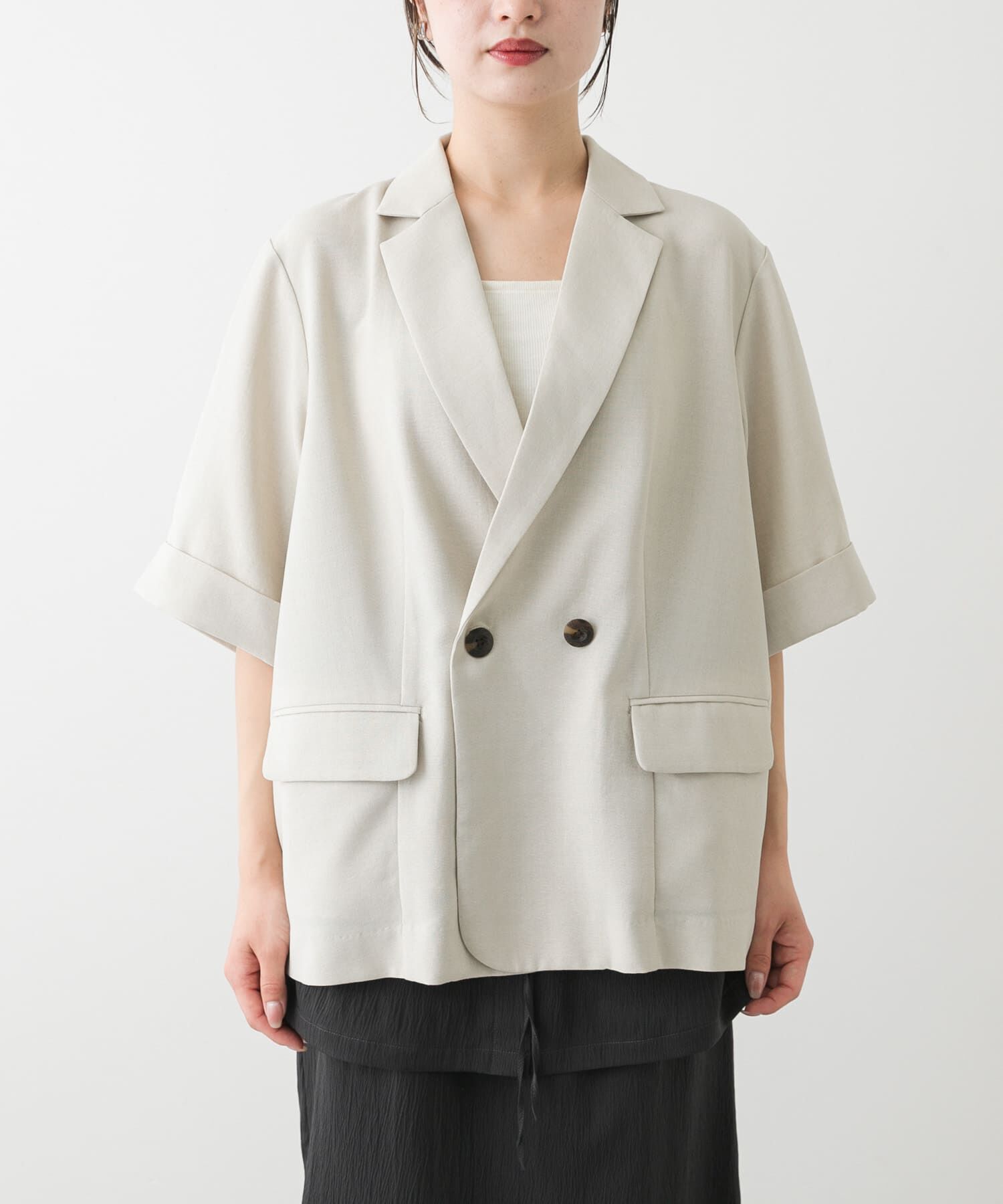 SENSE OF PLACE by URBAN RESEARCH「『UR TECH DRYLUXE』リネンライクジャケット」|その他|