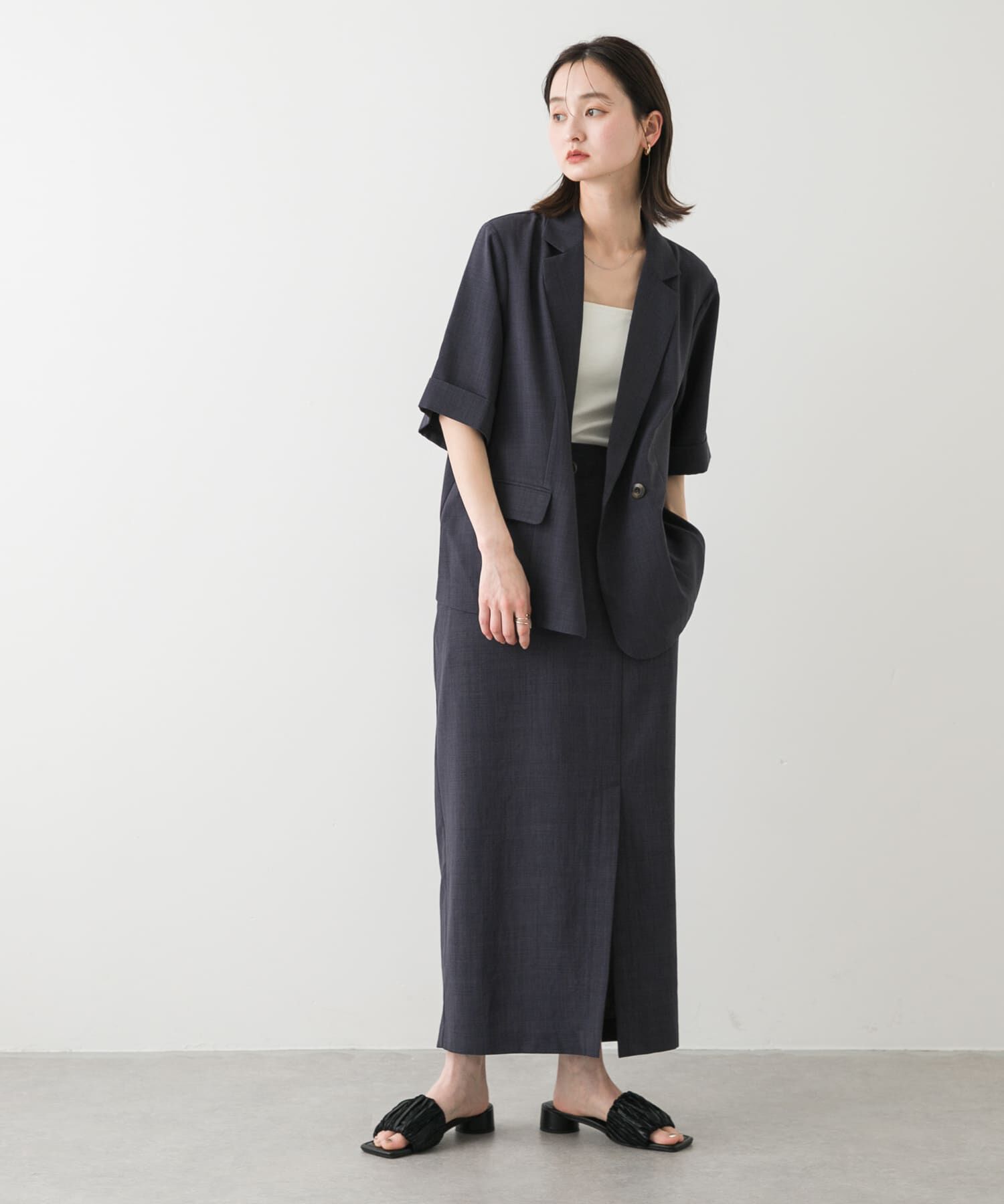 SENSE OF PLACE by URBAN RESEARCH「『UR TECH DRYLUXE』リネンライクジャケット」|その他|