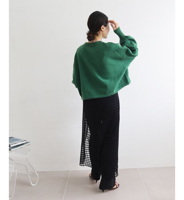  「《WEB限定アイテム》ジャガードナンバーロゴニット」|ニット・セーター|