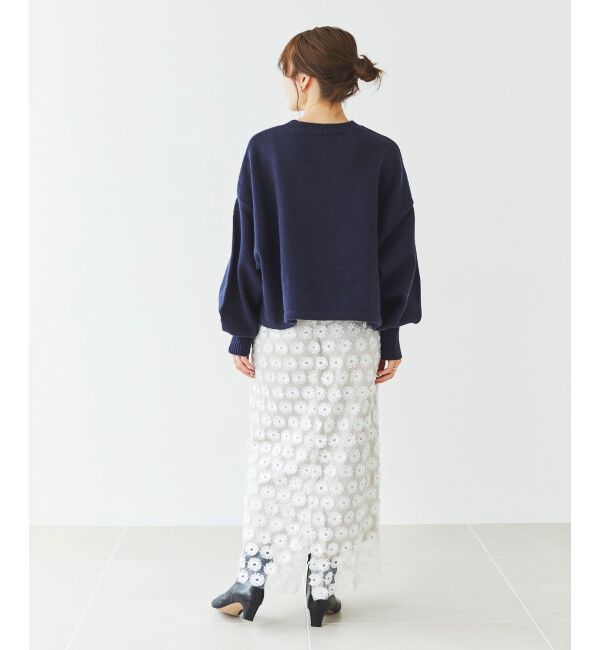  「《WEB限定アイテム》ジャガードナンバーロゴニット」|ニット・セーター|