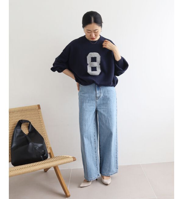  「《WEB限定アイテム》ジャガードナンバーロゴニット」|ニット・セーター|