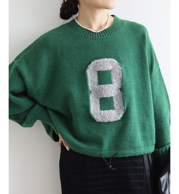  「《WEB限定アイテム》ジャガードナンバーロゴニット」|ニット・セーター|