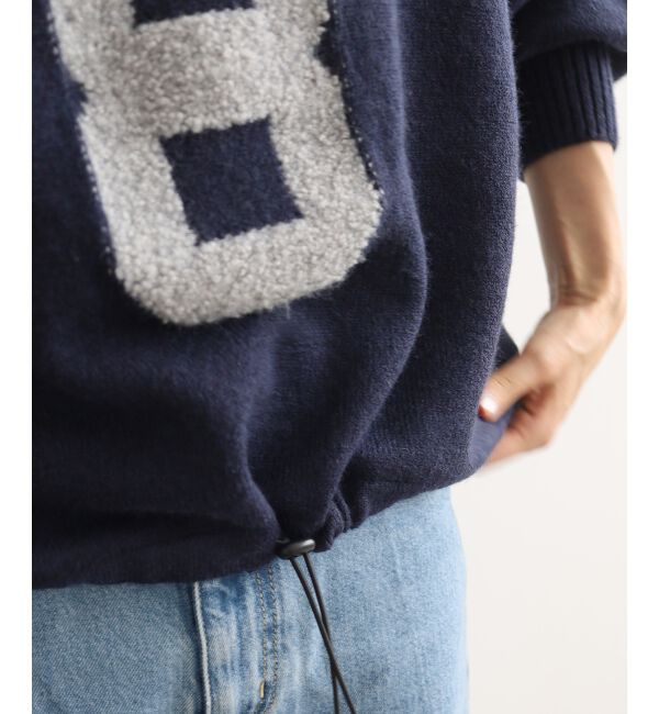 「《WEB限定アイテム》ジャガードナンバーロゴニット」|ニット・セーター|