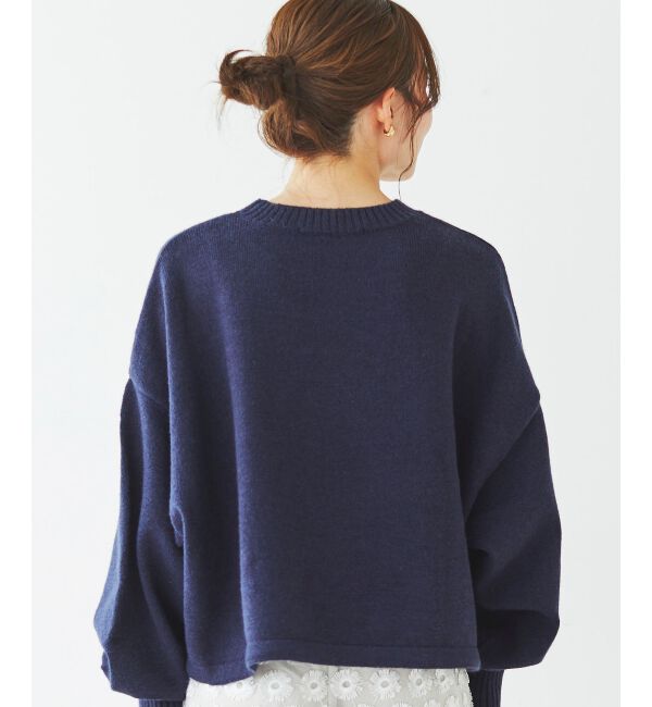  「《WEB限定アイテム》ジャガードナンバーロゴニット」|ニット・セーター|