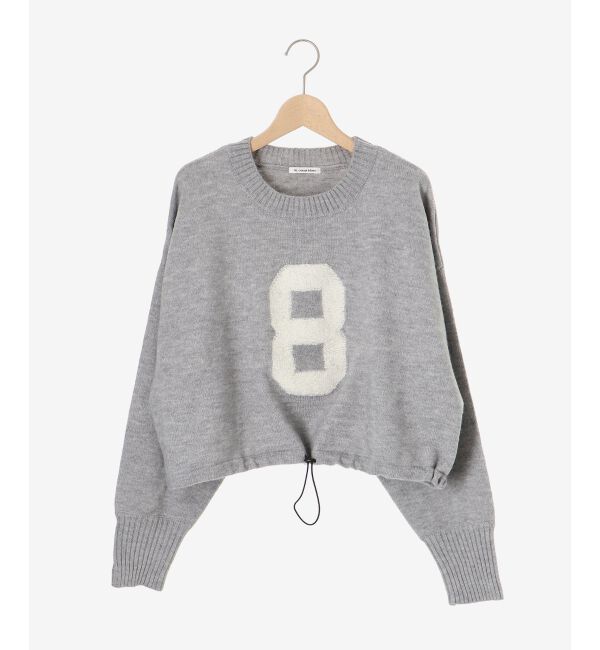  「《WEB限定アイテム》ジャガードナンバーロゴニット」|ニット・セーター|