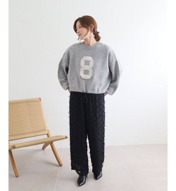  「《WEB限定アイテム》ジャガードナンバーロゴニット」|ニット・セーター|