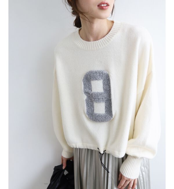  「《WEB限定アイテム》ジャガードナンバーロゴニット」|ニット・セーター|