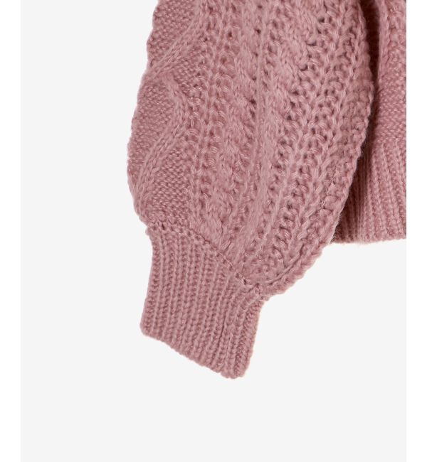 MAJESTICLEGON「ハートケーブルカーディガン」|カーディガン|