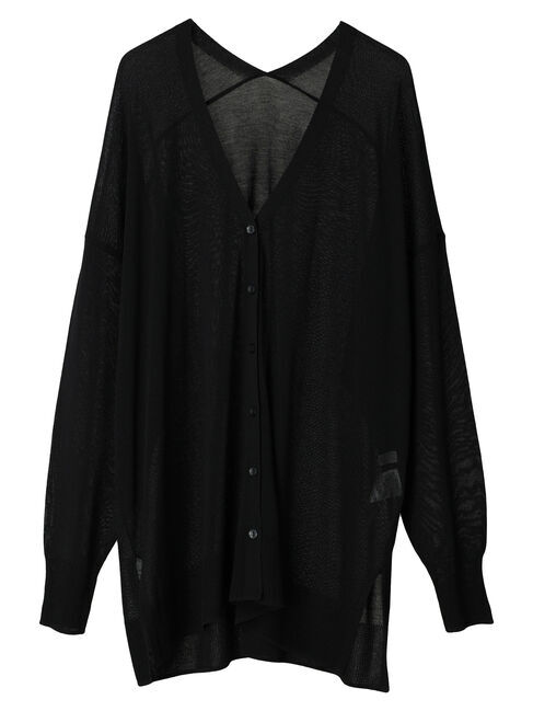 earth music&ecology「接触冷感Vネックカーディガン」|カーディガン|