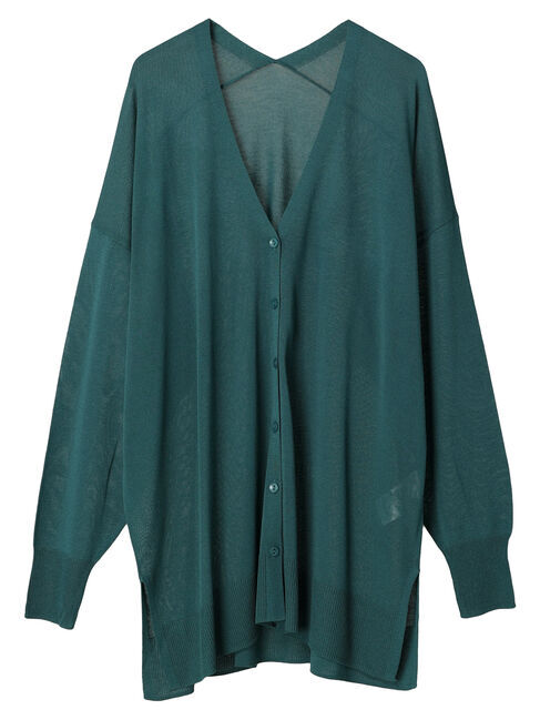 earth music&ecology「接触冷感Vネックカーディガン」|カーディガン|
