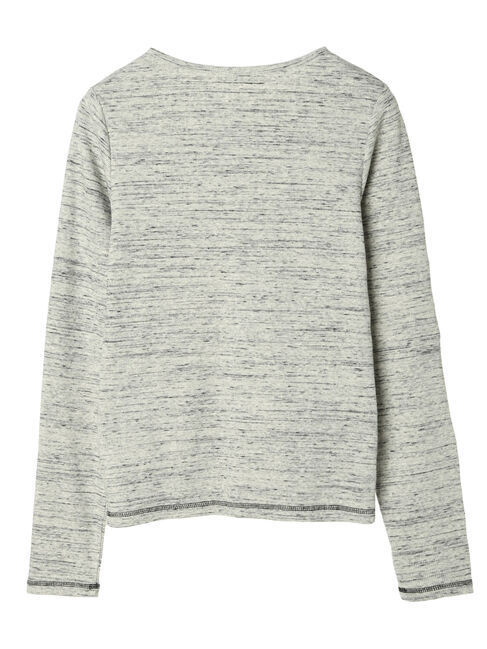 earth music&ecology「メランジリブカーディガン(gray)」|カーディガン|