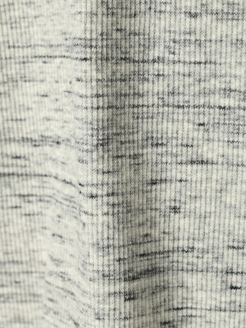 earth music&ecology「メランジリブカーディガン(gray)」|カーディガン|