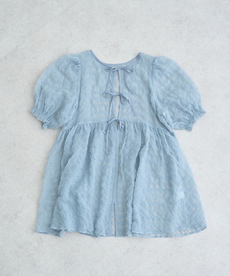 earth music&ecology「【WEB限定】シアーパフチュニック」|チュニック|