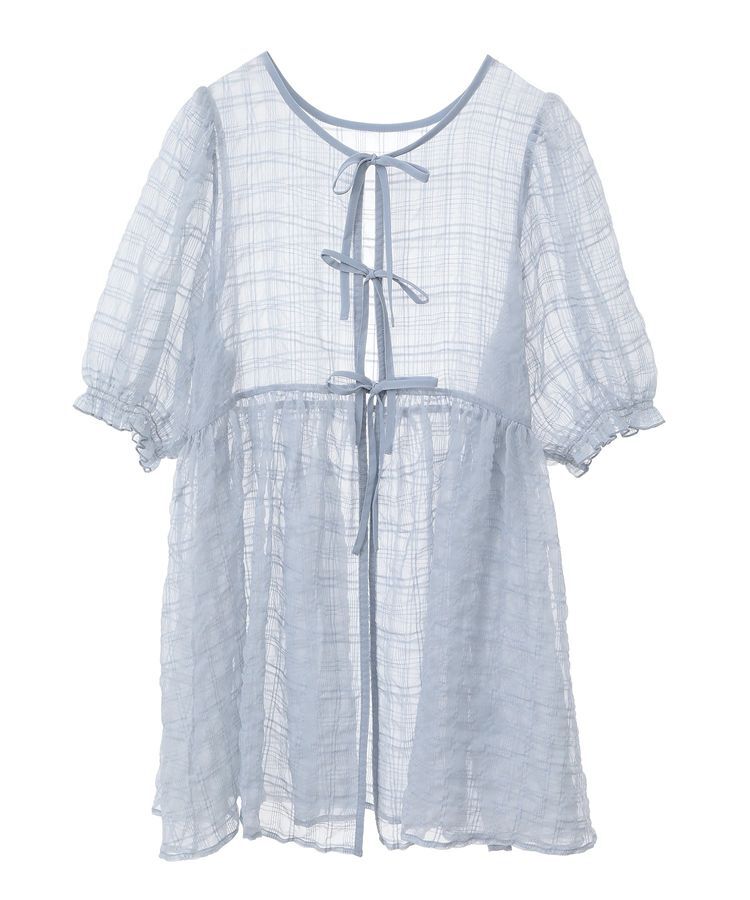 earth music&ecology「【WEB限定】シアーパフチュニック」|チュニック|