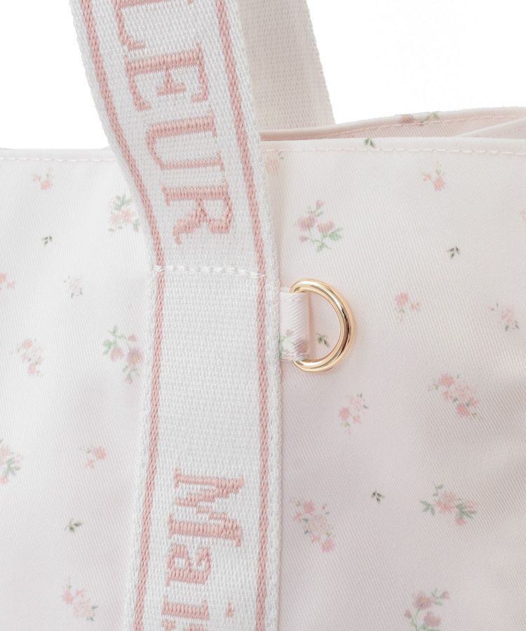 Maison de FLEUR「ピンクマニアフラワープリントトートバッグ」|トートバッグ|